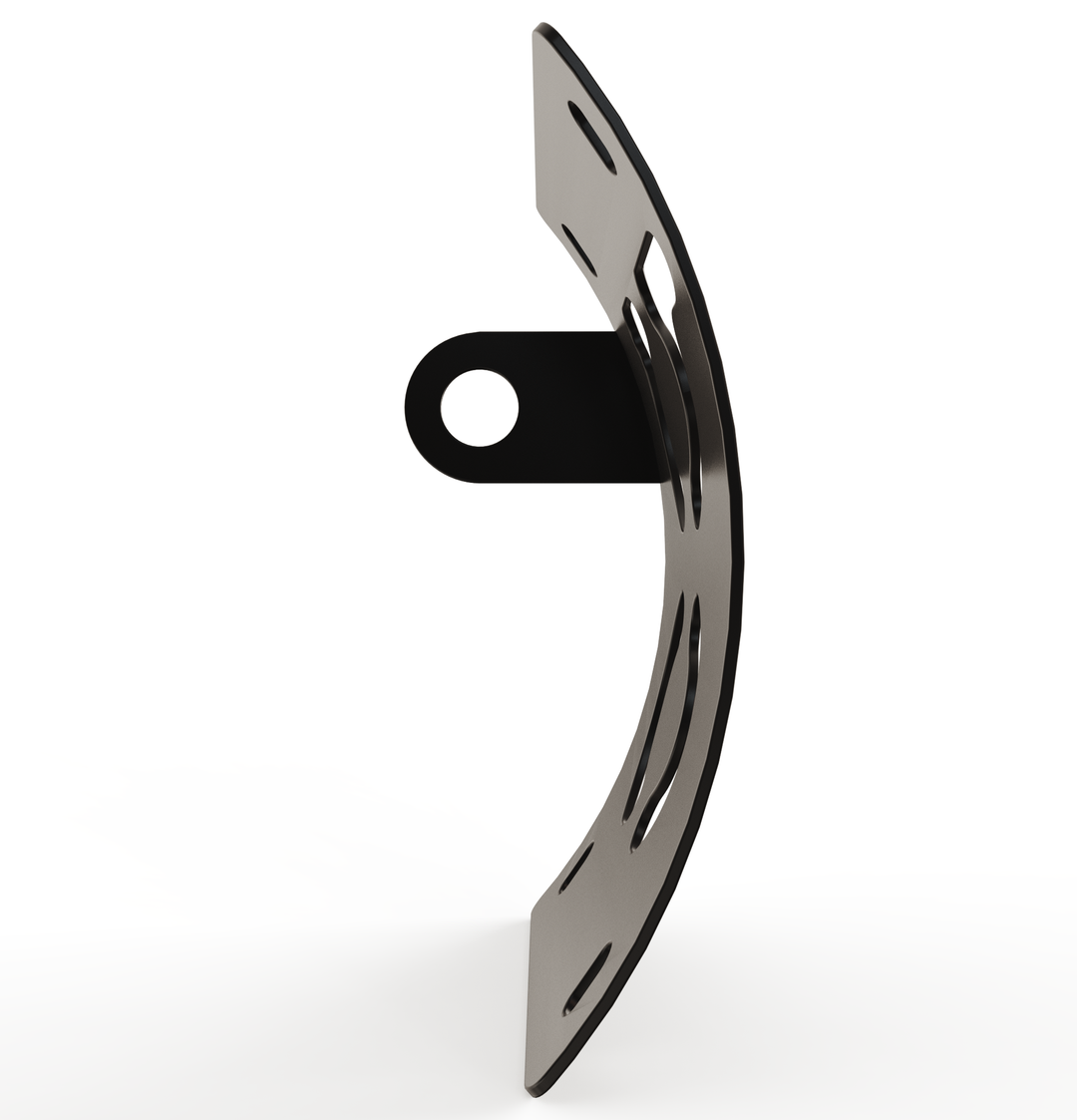 Custom Part UNIVERSAL  Vertical License plate bracket  (CURVED)