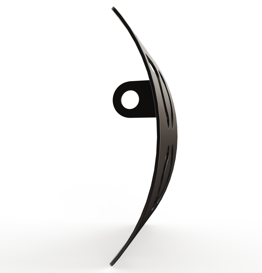 Custom Part UNIVERSAL  Vertical License plate bracket  (CURVED)