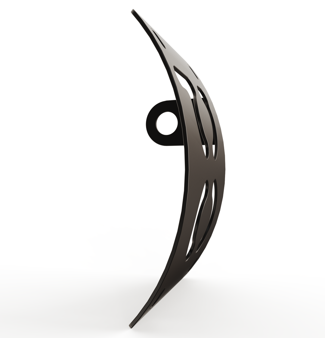 Custom Part UNIVERSAL  Vertical License plate bracket  (CURVED)