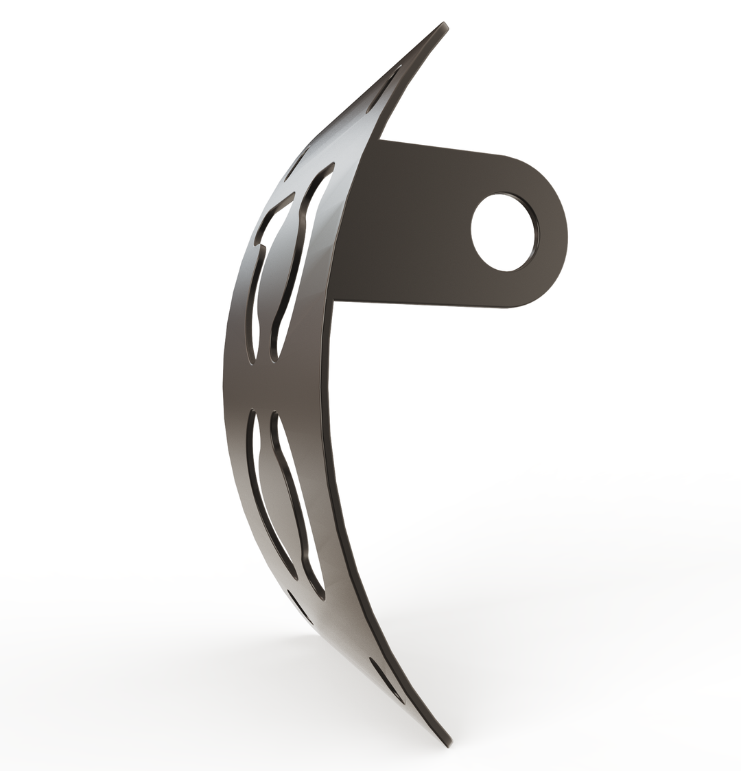 Custom Part UNIVERSAL  Vertical License plate bracket  (CURVED)