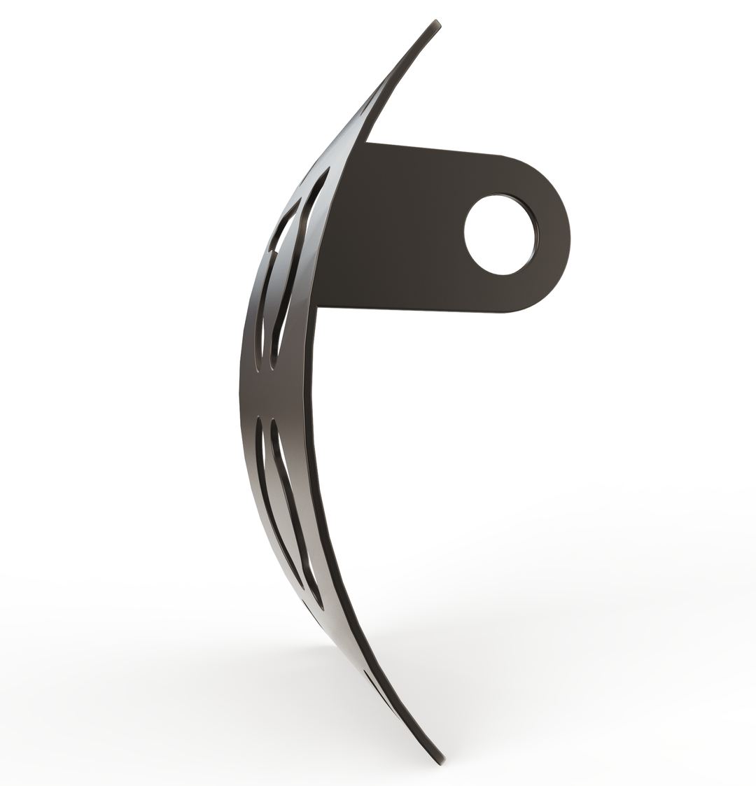 Custom Part UNIVERSAL  Vertical License plate bracket  (CURVED)