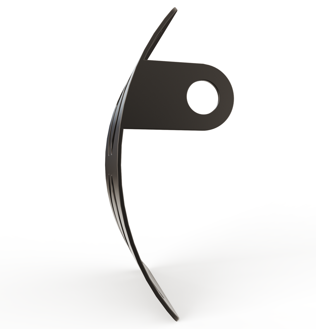 Custom Part UNIVERSAL  Vertical License plate bracket  (CURVED)