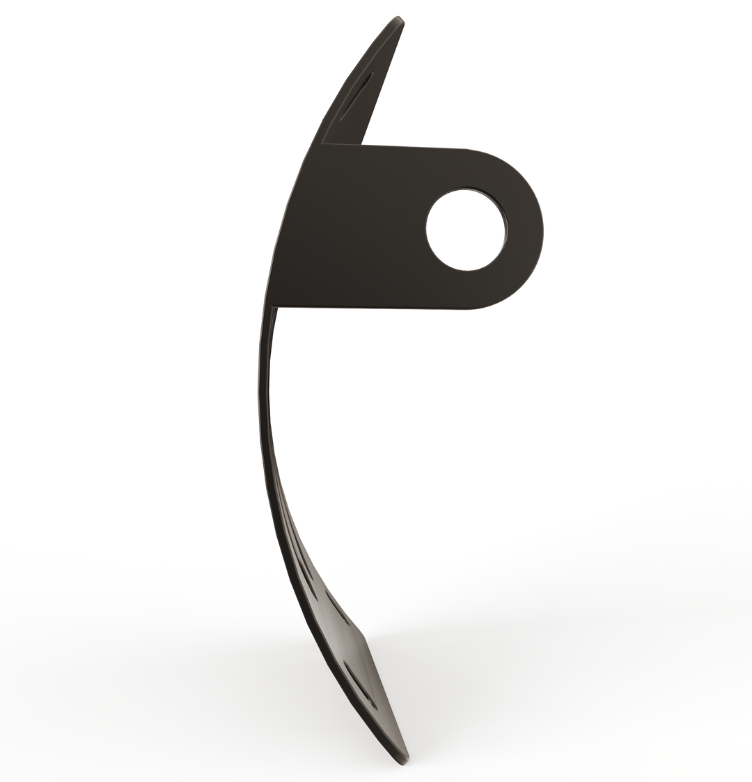 Custom Part UNIVERSAL  Vertical License plate bracket  (CURVED)