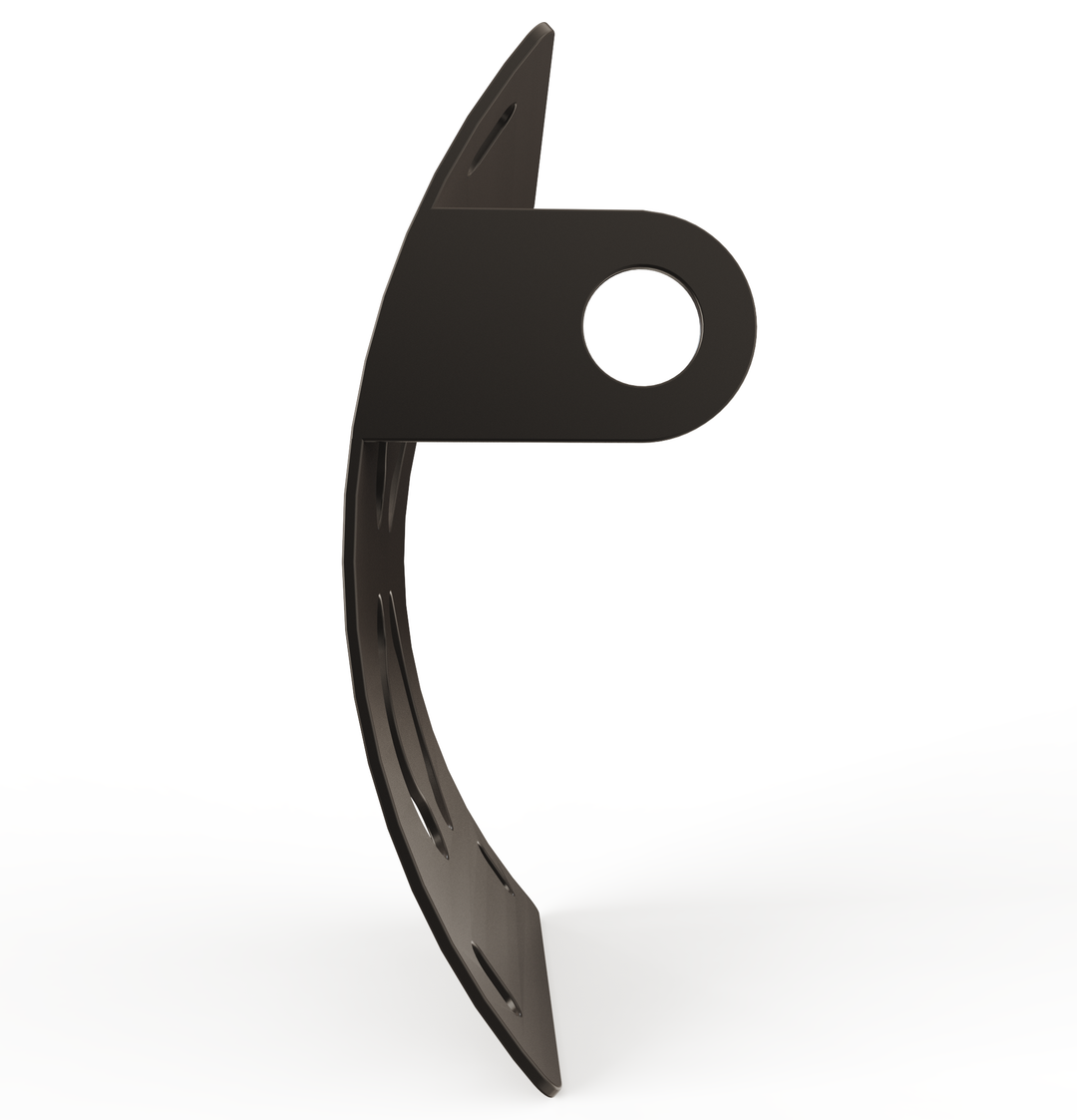 Custom Part UNIVERSAL  Vertical License plate bracket  (CURVED)