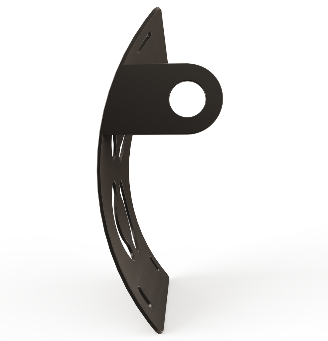 Custom Part UNIVERSAL  Vertical License plate bracket  (CURVED)