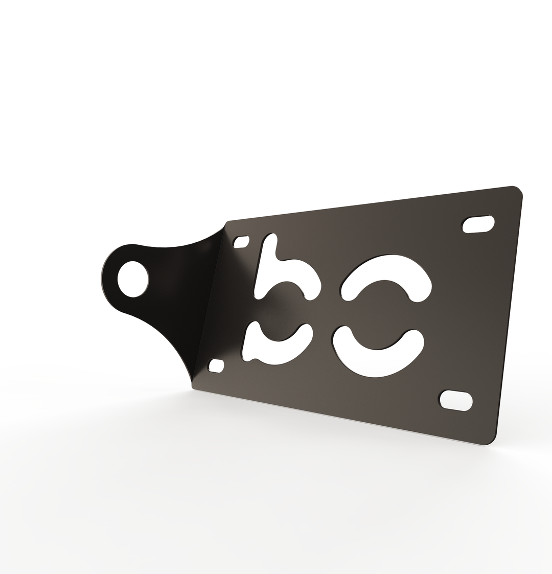 Custom Part UNIVERSAL  Horizontal License plate bracket
