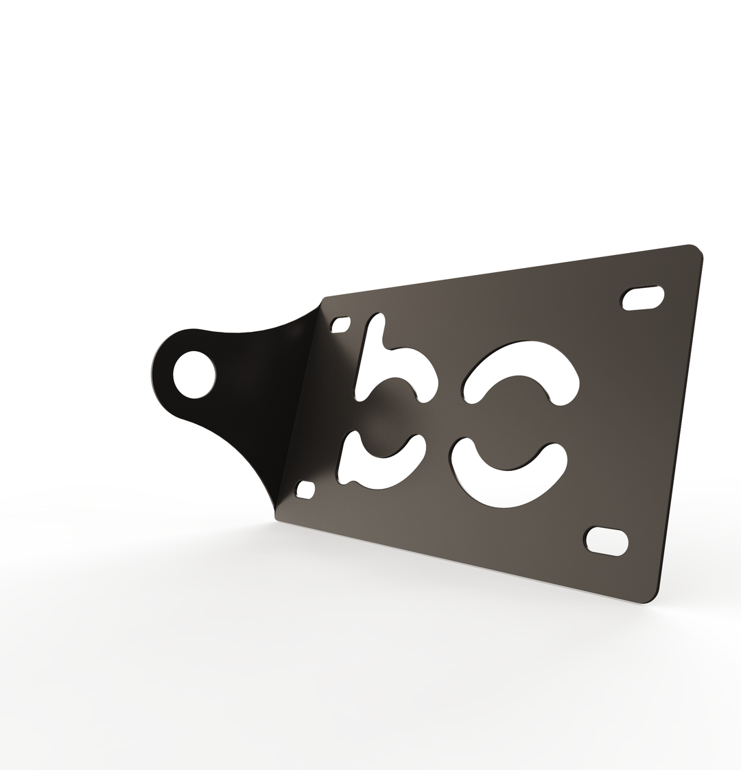 Custom Part UNIVERSAL  Horizontal License plate bracket