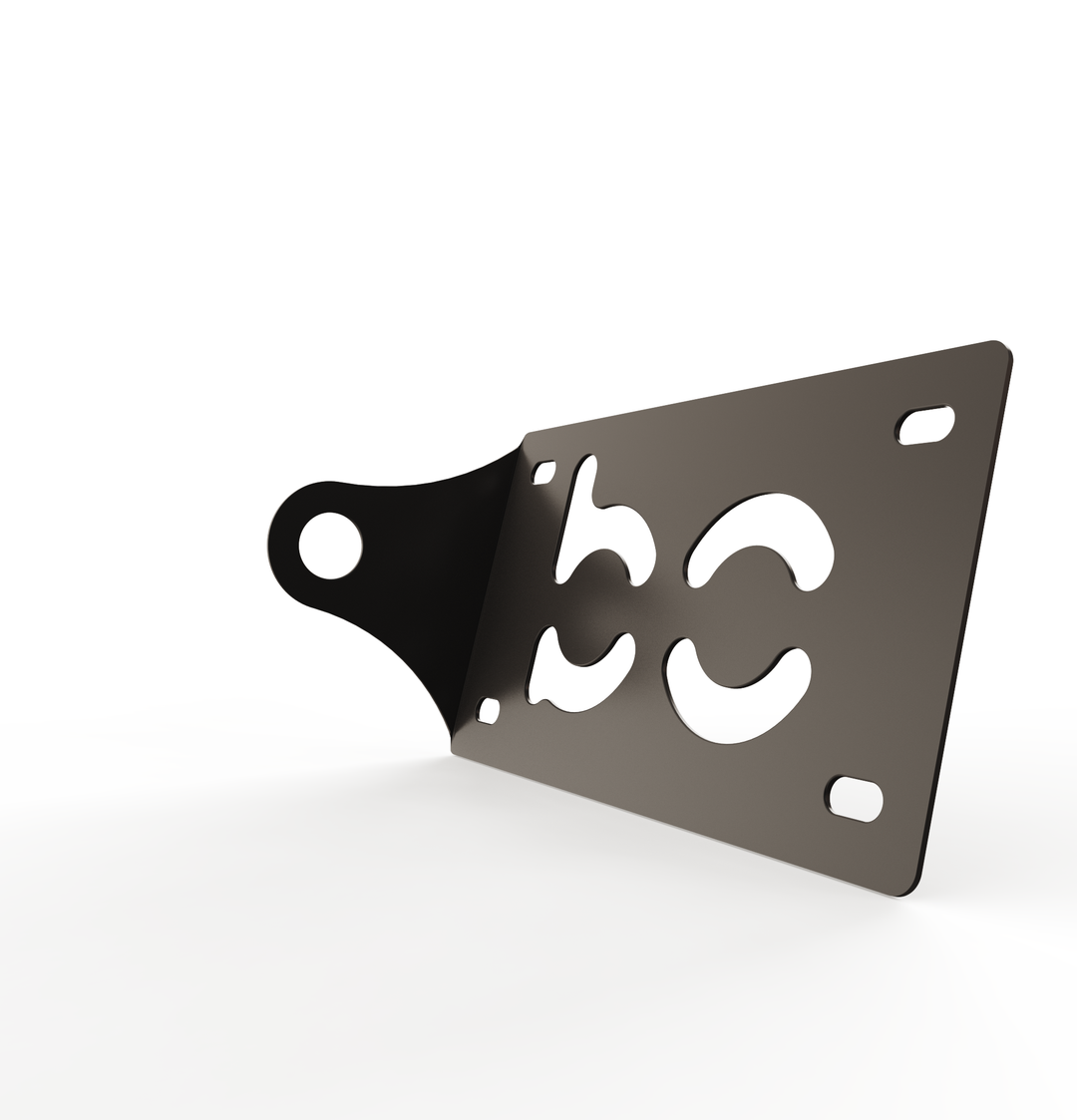Custom Part UNIVERSAL  Horizontal License plate bracket