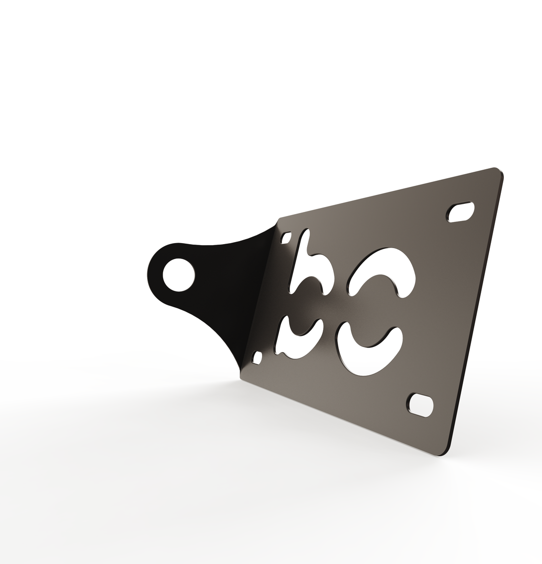 Custom Part UNIVERSAL  Horizontal License plate bracket