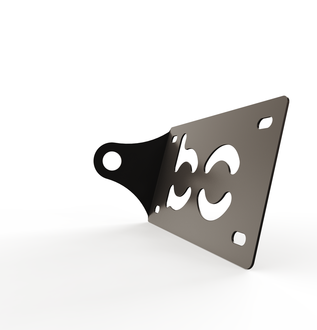 Custom Part UNIVERSAL  Horizontal License plate bracket
