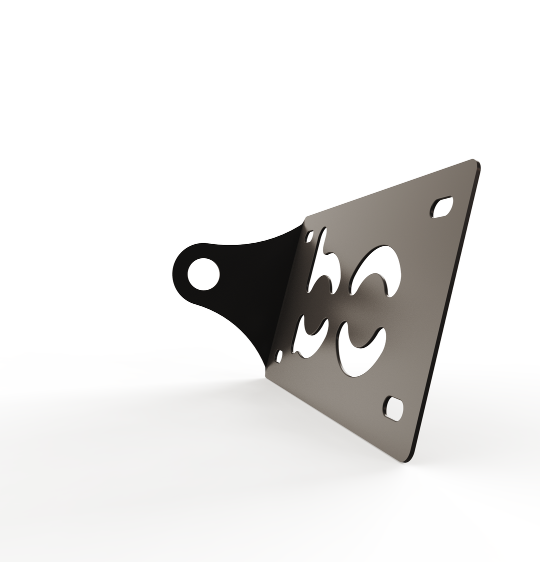 Custom Part UNIVERSAL  Horizontal License plate bracket