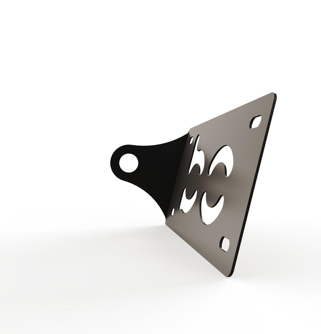 Custom Part UNIVERSAL  Horizontal License plate bracket
