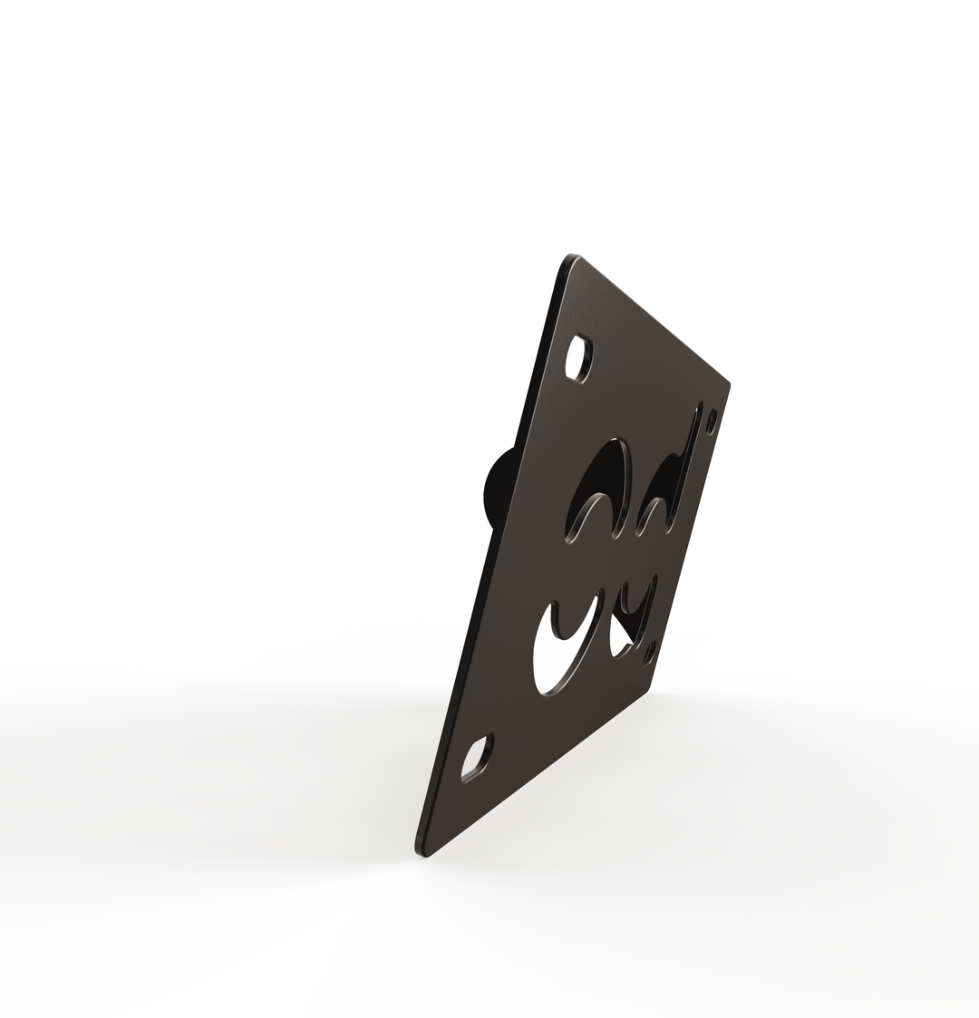 Custom Part UNIVERSAL  Horizontal License plate bracket