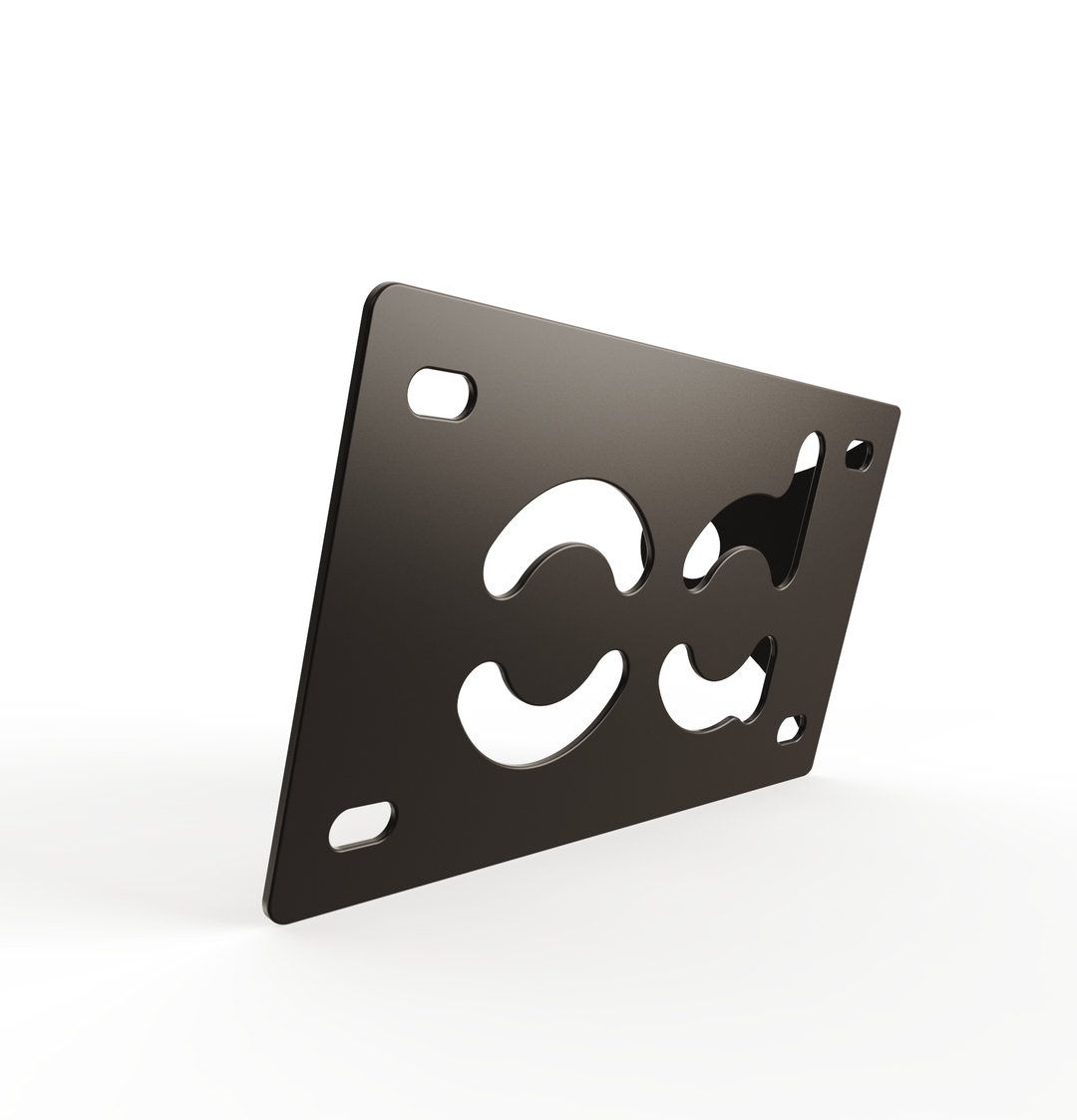 Custom Part UNIVERSAL  Horizontal License plate bracket