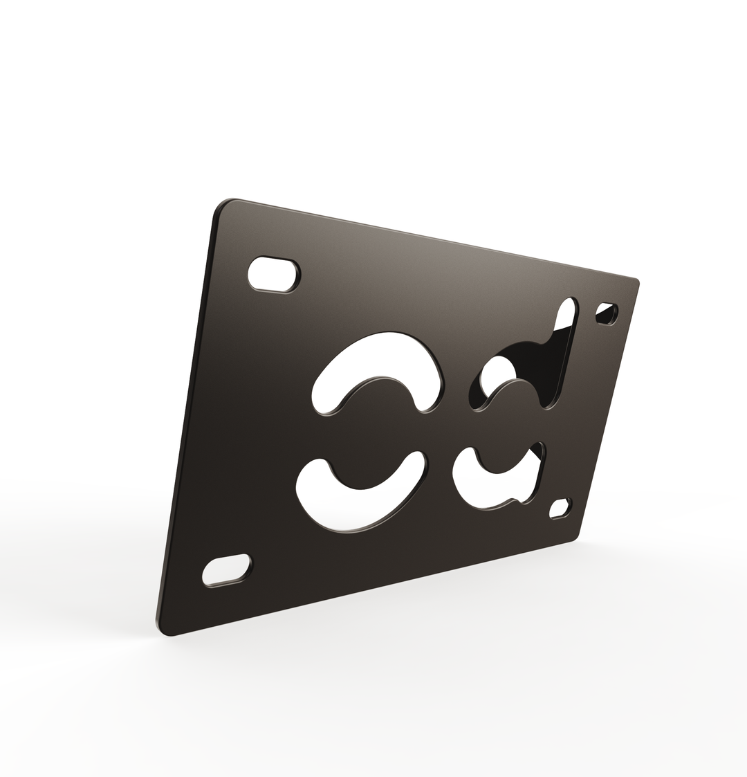 Custom Part UNIVERSAL  Horizontal License plate bracket