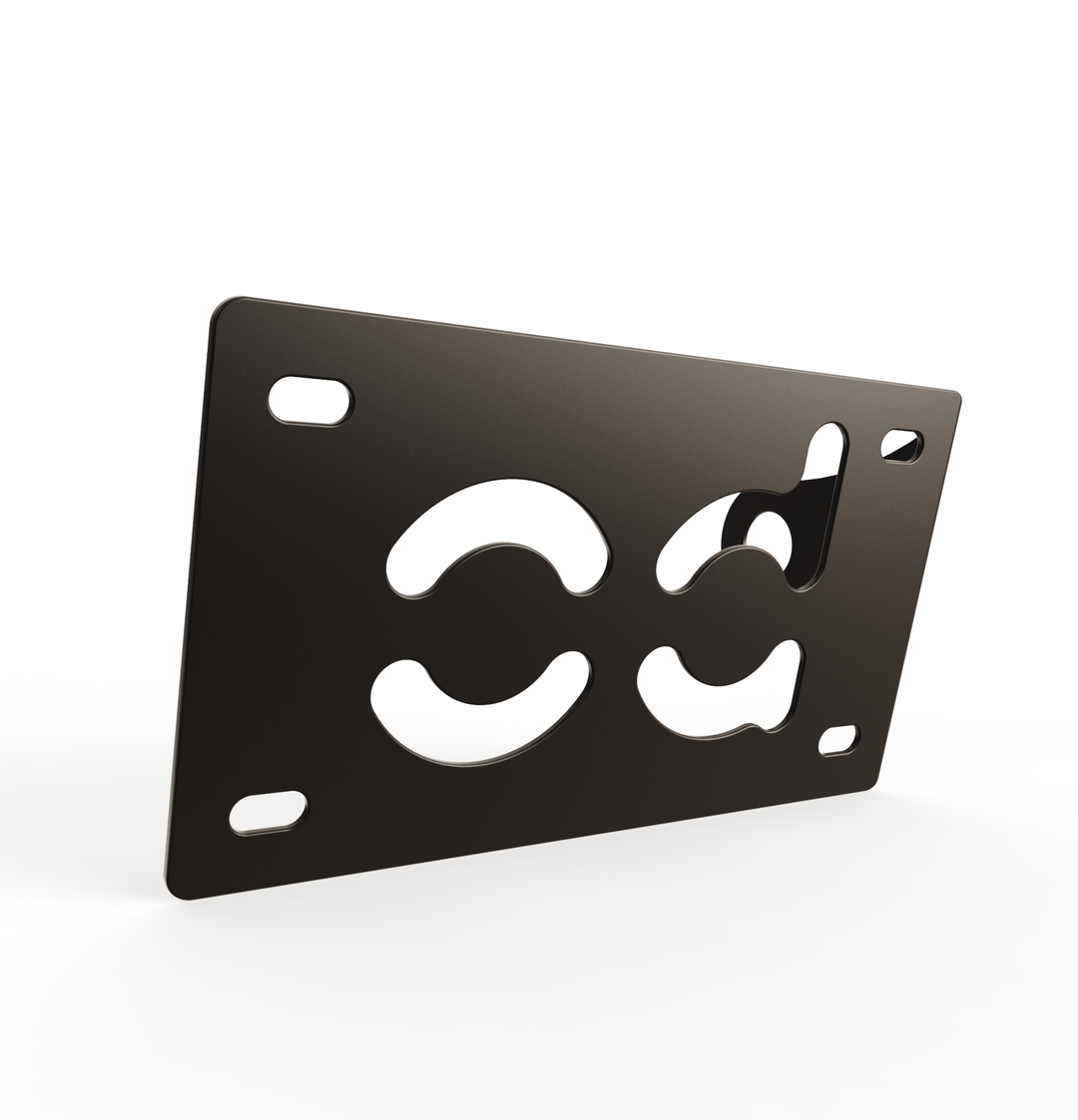 Custom Part UNIVERSAL  Horizontal License plate bracket