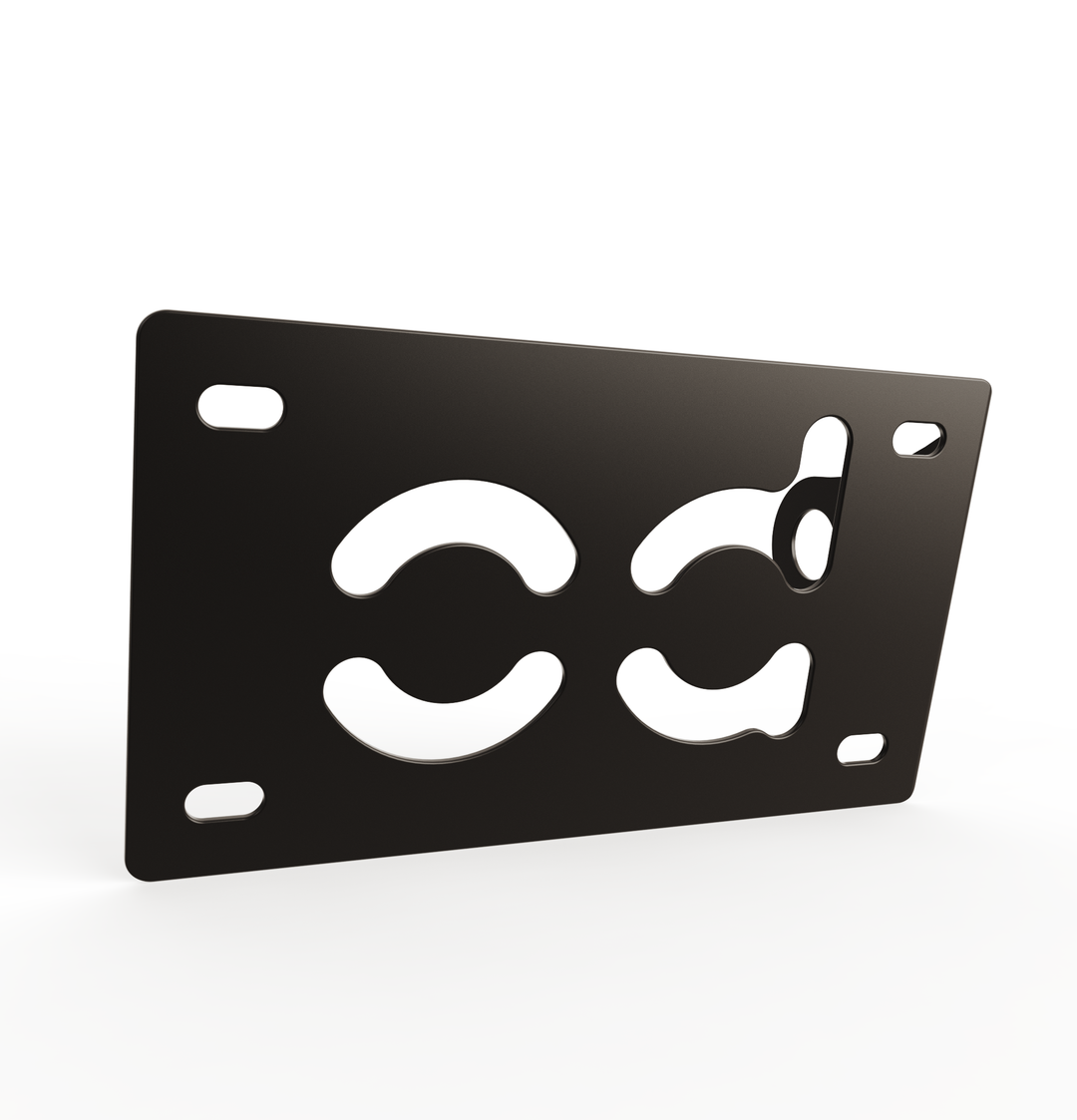 Custom Part UNIVERSAL  Horizontal License plate bracket