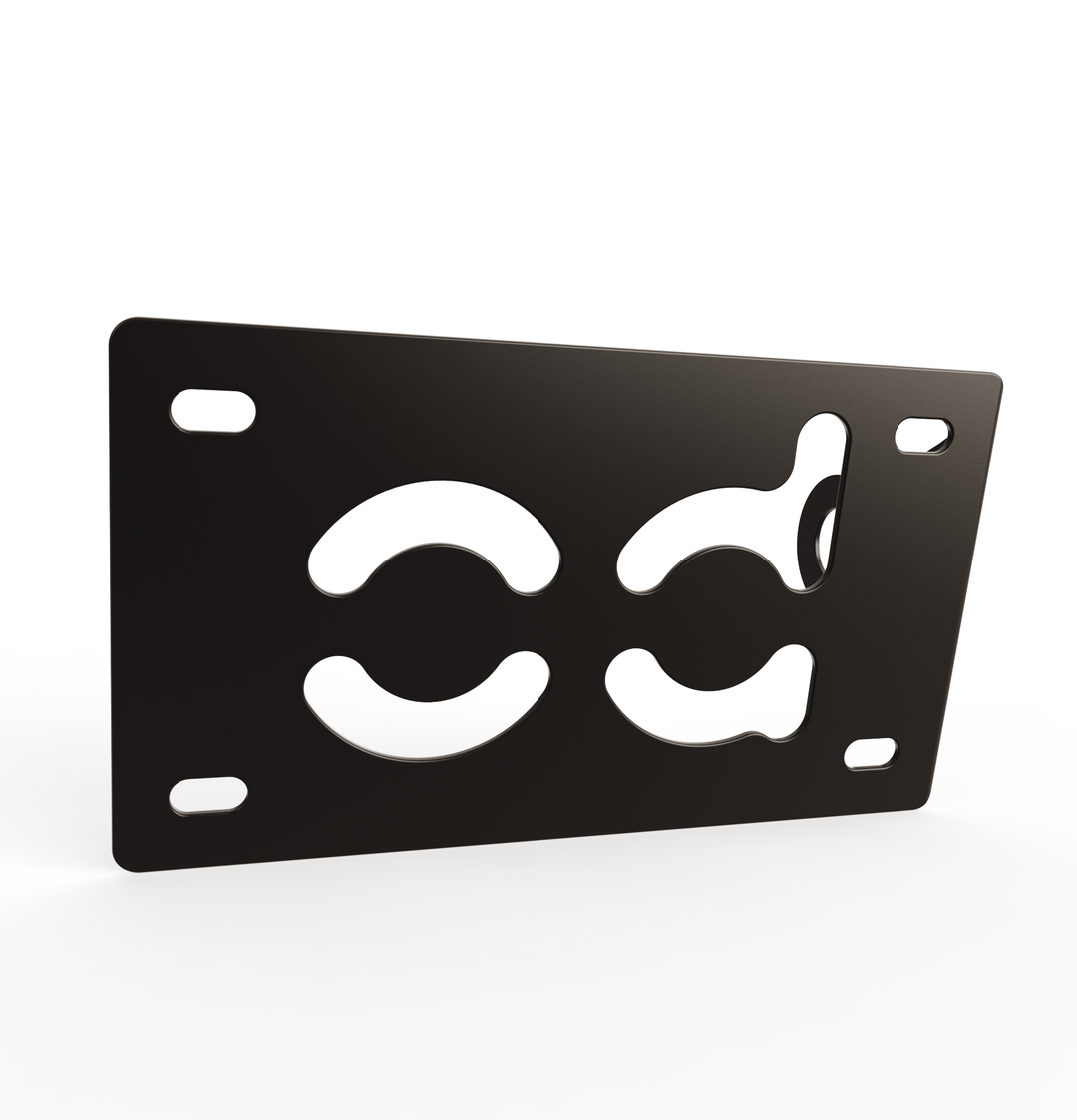 Custom Part UNIVERSAL  Horizontal License plate bracket