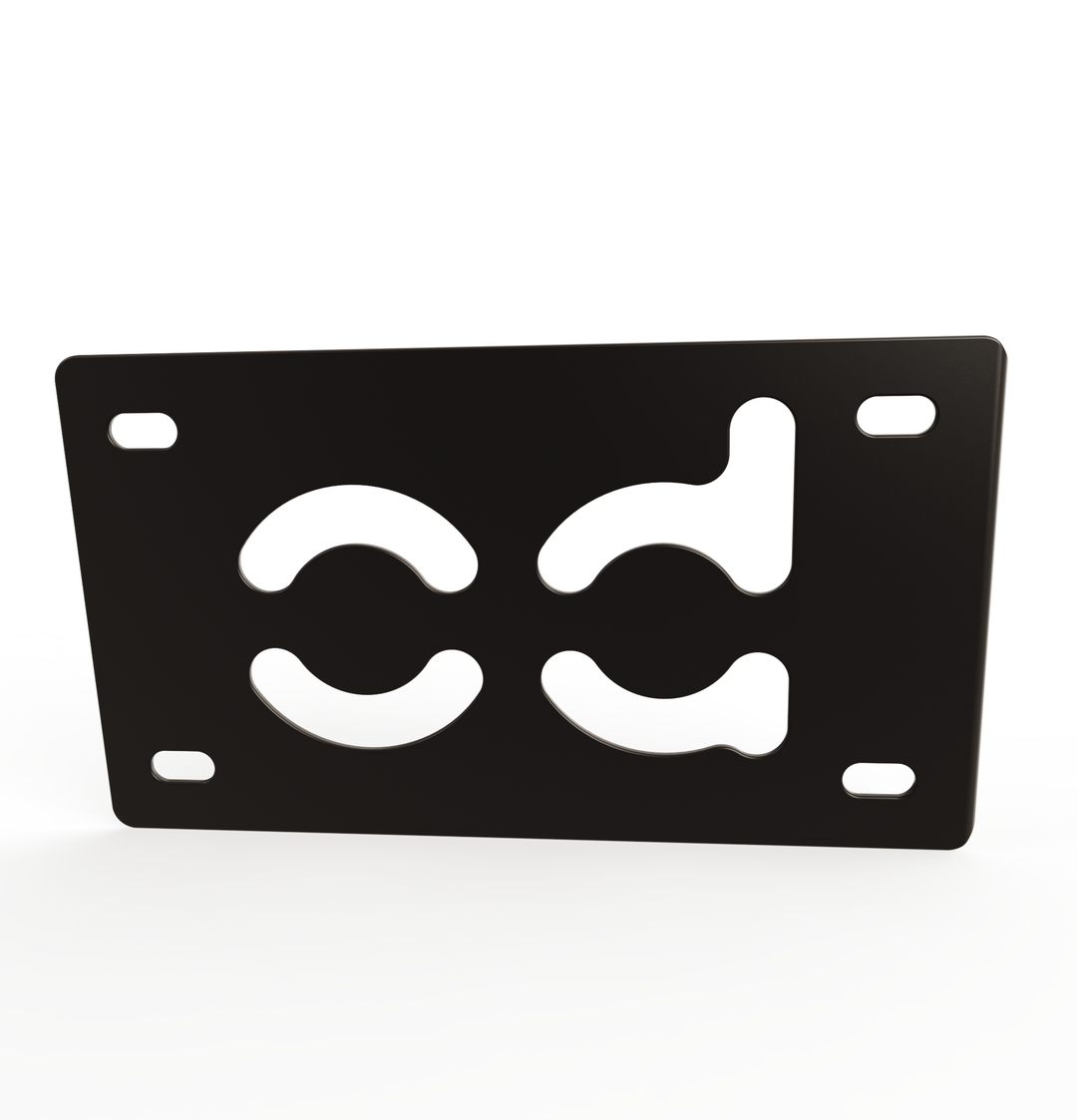 Custom Part UNIVERSAL  Horizontal License plate bracket