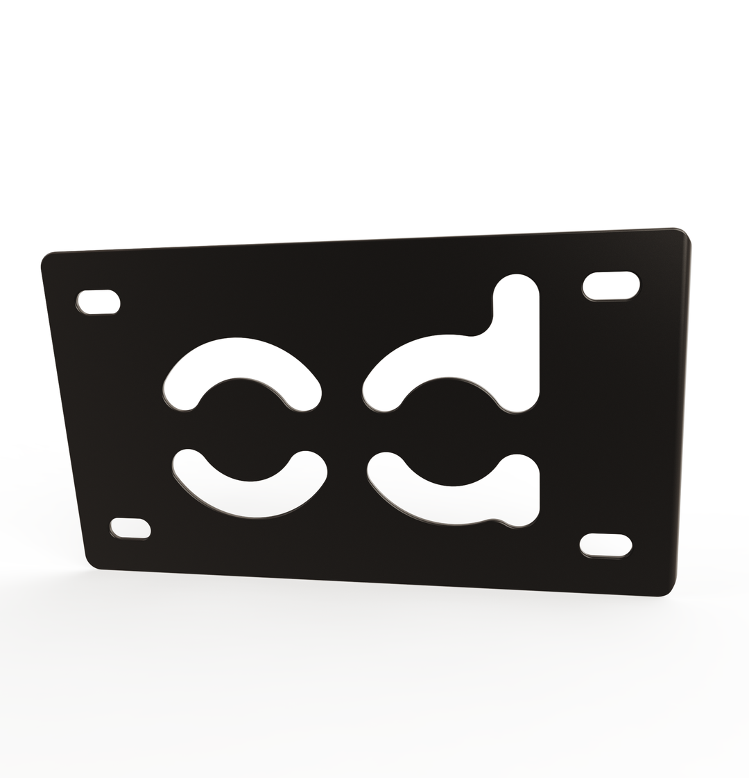 Custom Part UNIVERSAL  Horizontal License plate bracket