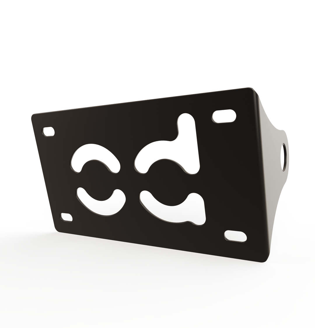 Custom Part UNIVERSAL  Horizontal License plate bracket