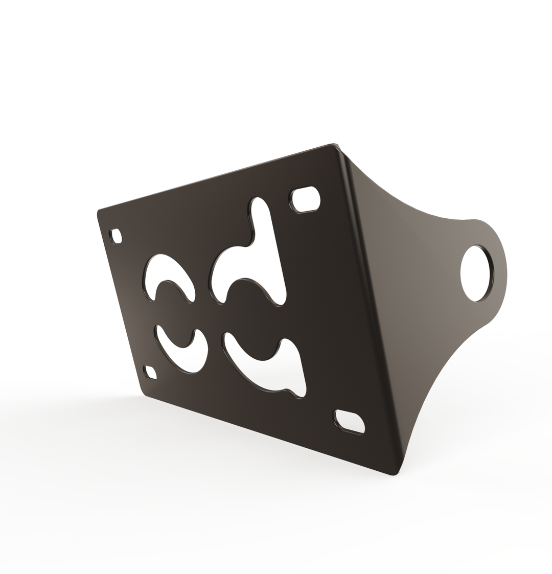 Custom Part UNIVERSAL  Horizontal License plate bracket