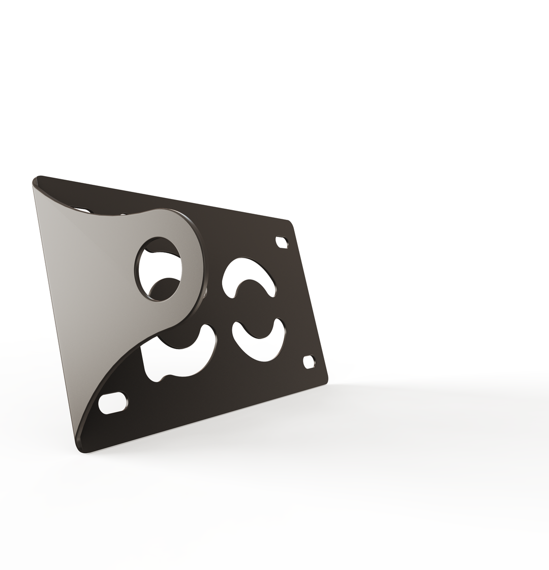 Custom Part UNIVERSAL  Horizontal License plate bracket