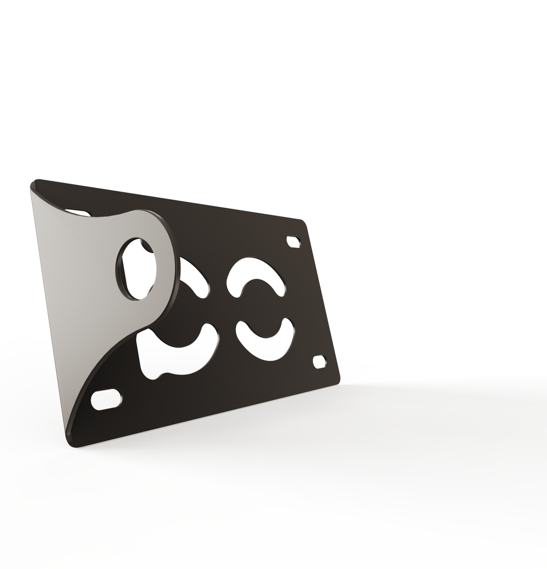 Custom Part UNIVERSAL  Horizontal License plate bracket