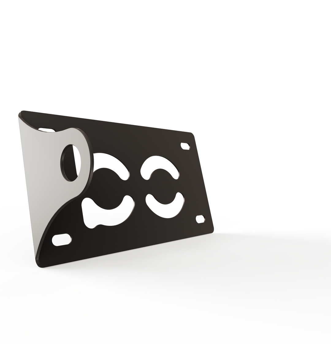 Custom Part UNIVERSAL  Horizontal License plate bracket