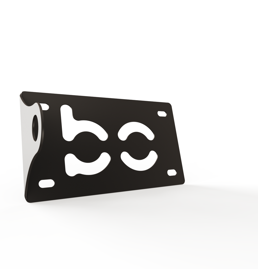 Custom Part UNIVERSAL  Horizontal License plate bracket