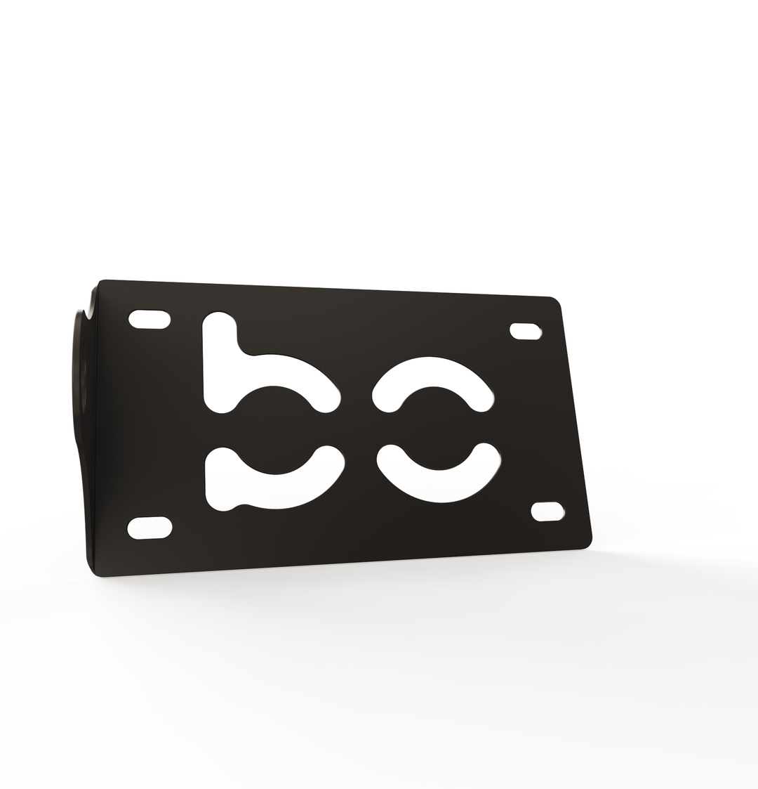 Custom Part UNIVERSAL  Horizontal License plate bracket