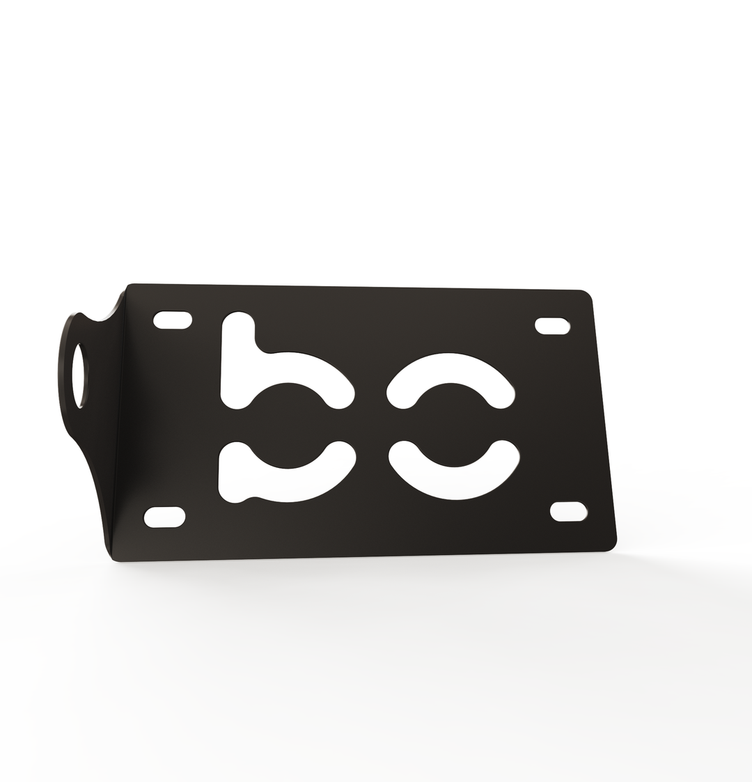 Custom Part UNIVERSAL  Horizontal License plate bracket
