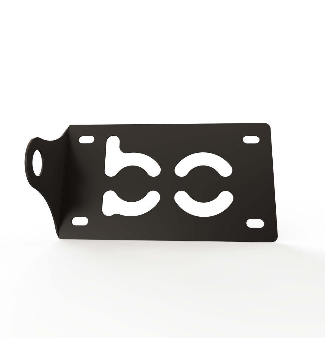 Custom Part UNIVERSAL  Horizontal License plate bracket