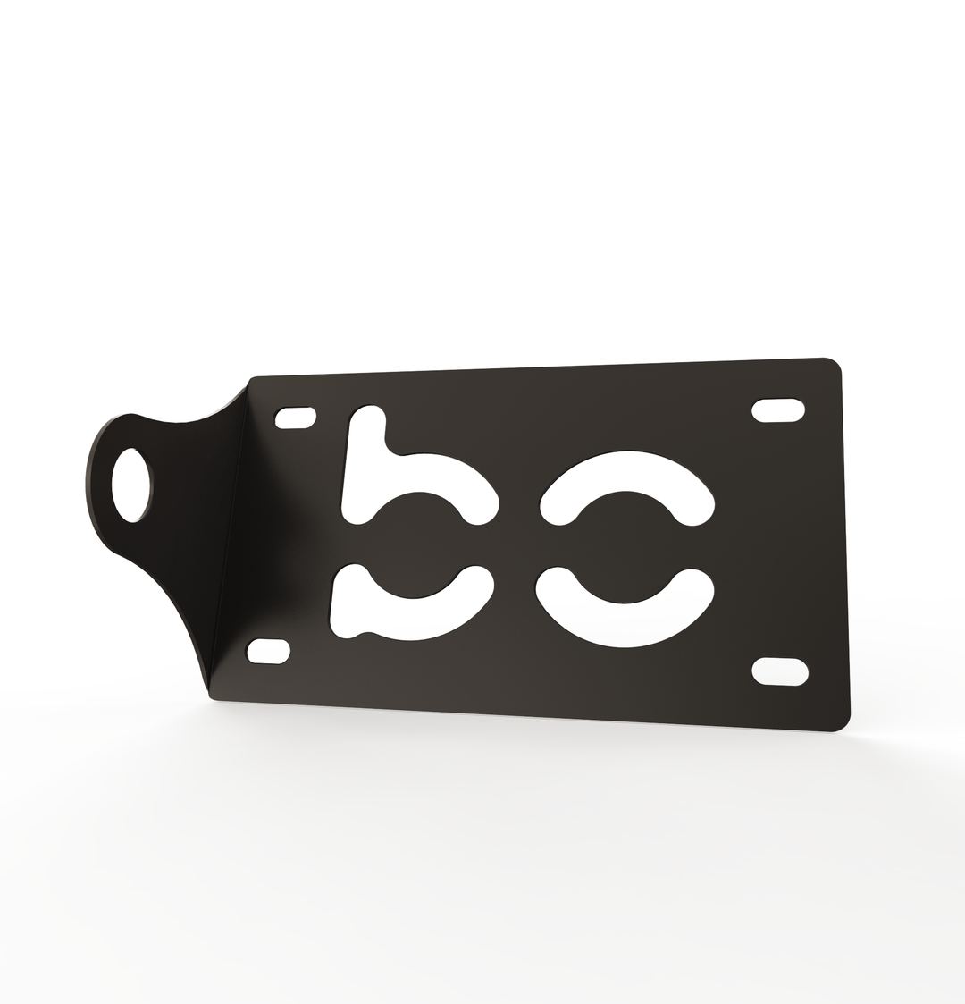 Custom Part UNIVERSAL  Horizontal License plate bracket