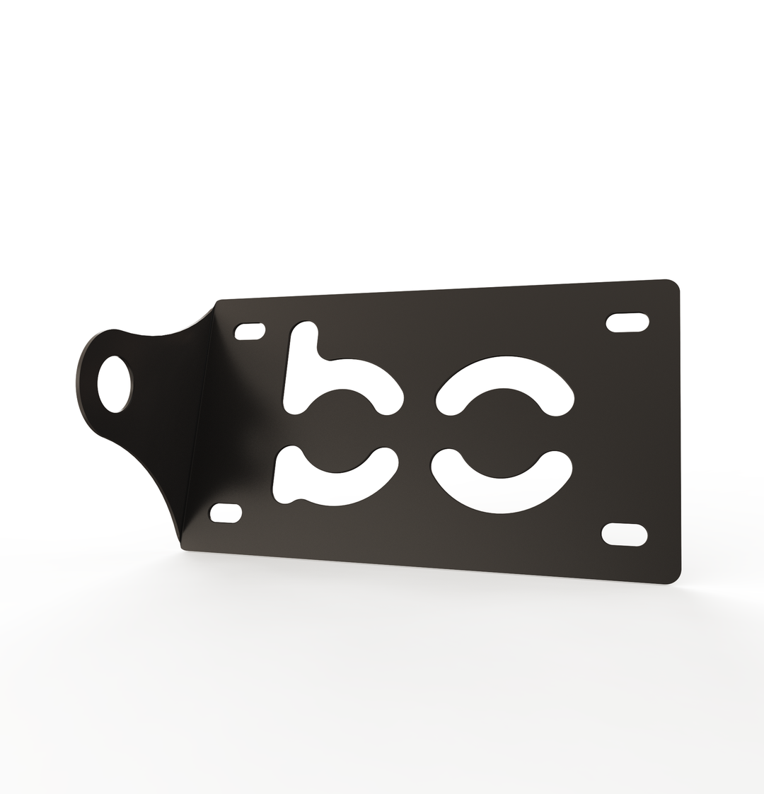 Custom Part UNIVERSAL  Horizontal License plate bracket