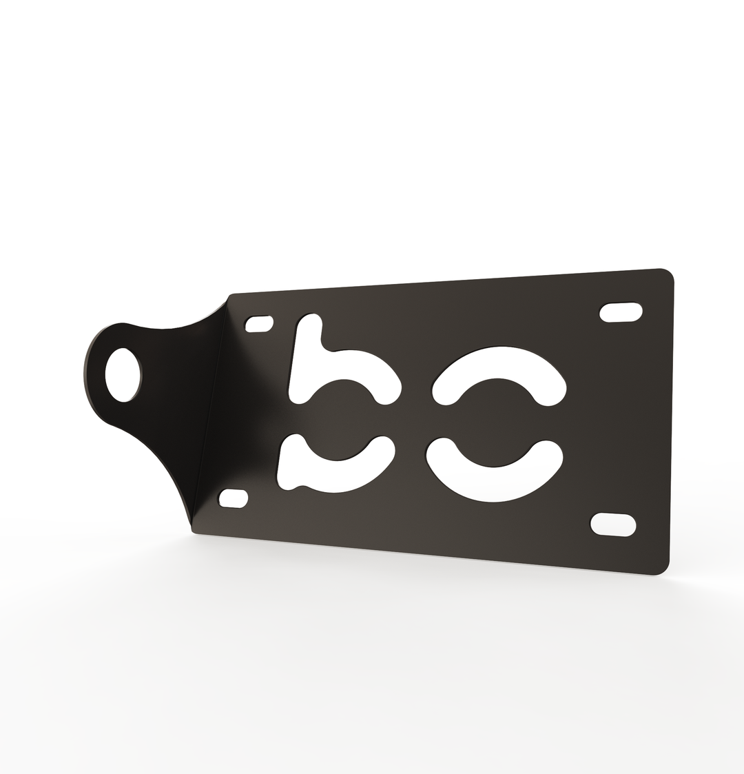 Custom Part UNIVERSAL  Horizontal License plate bracket