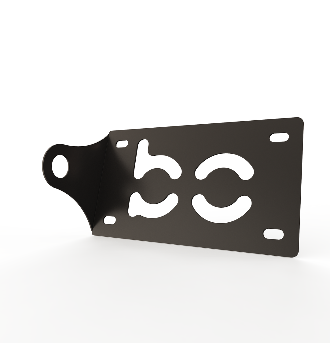 Custom Part UNIVERSAL  Horizontal License plate bracket