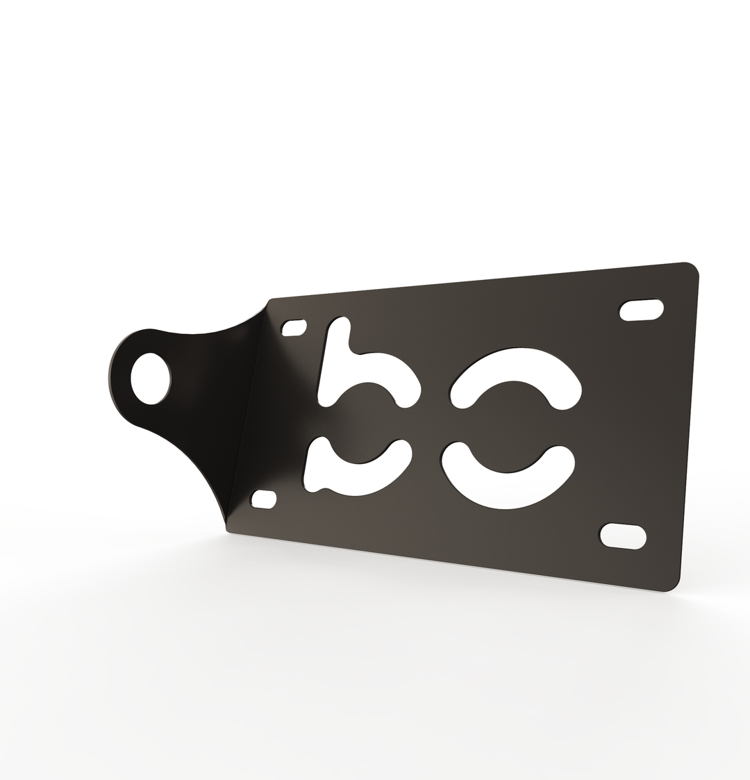 Custom Part UNIVERSAL  Horizontal License plate bracket
