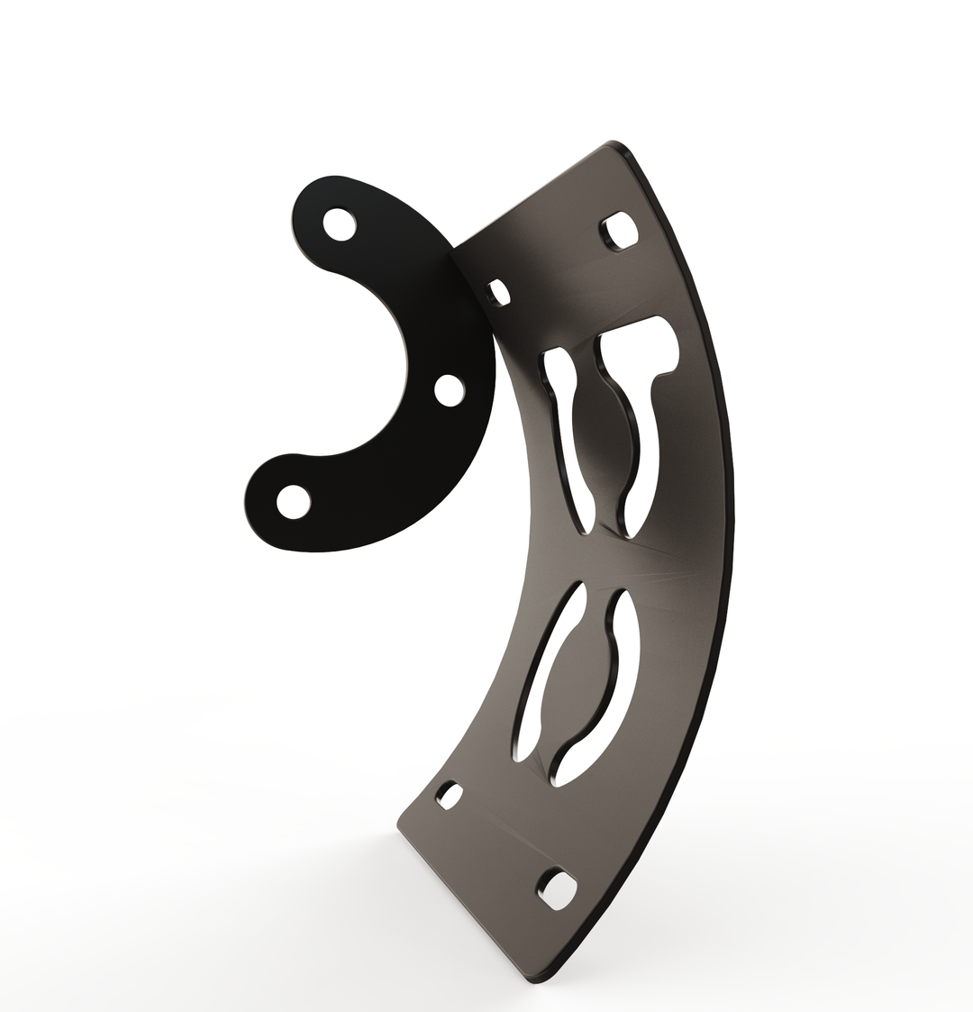 Custom Part Multi Fit Vertical License plate bracket (CURVED)