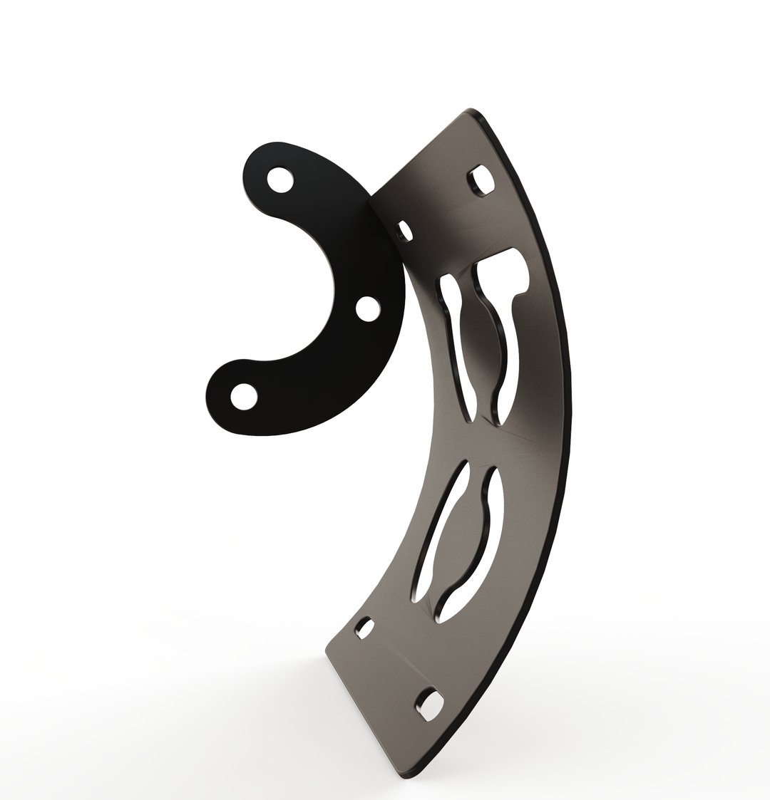 Custom Part Multi Fit Vertical License plate bracket (CURVED)