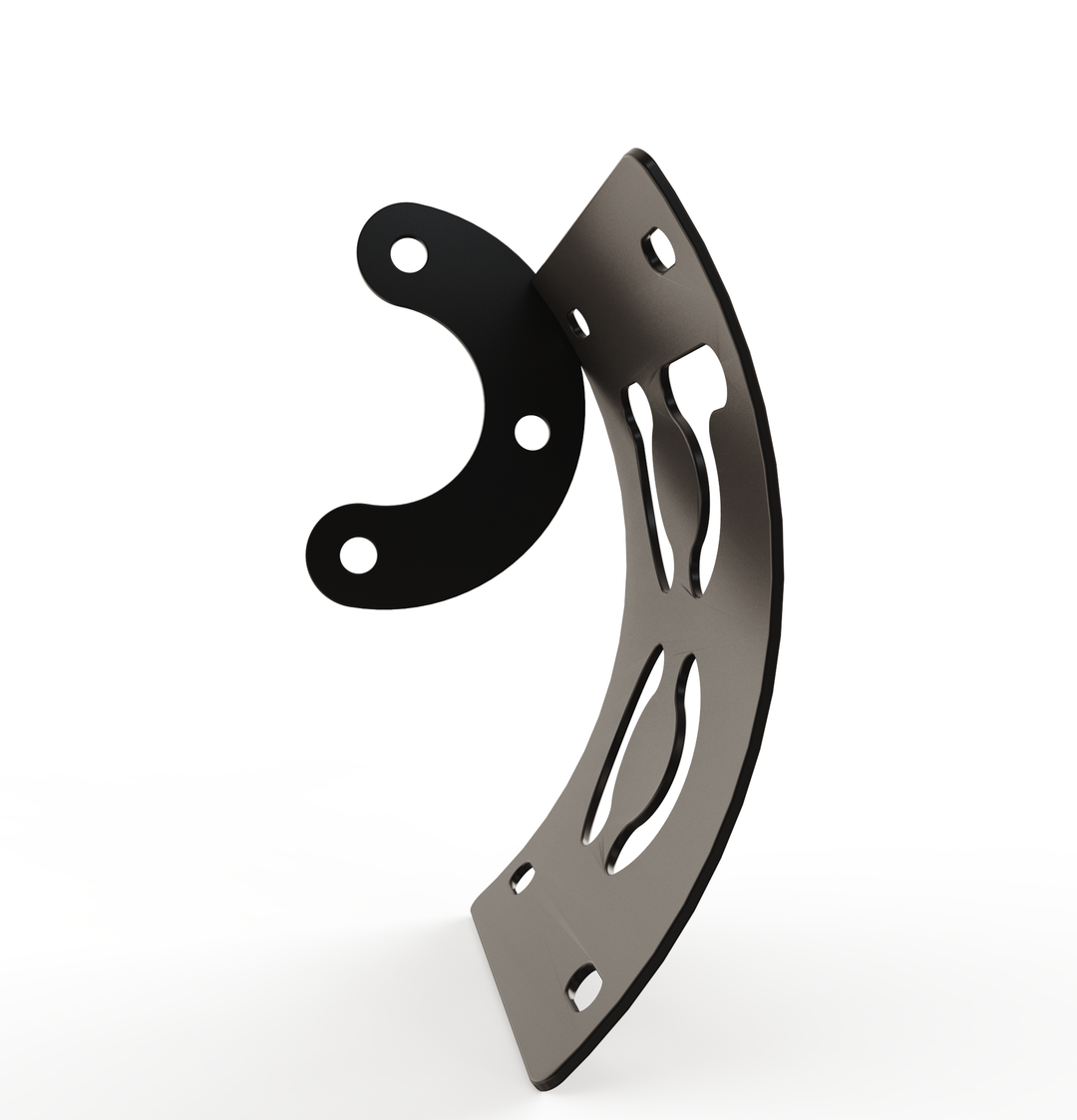 Custom Part Multi Fit Vertical License plate bracket (CURVED)