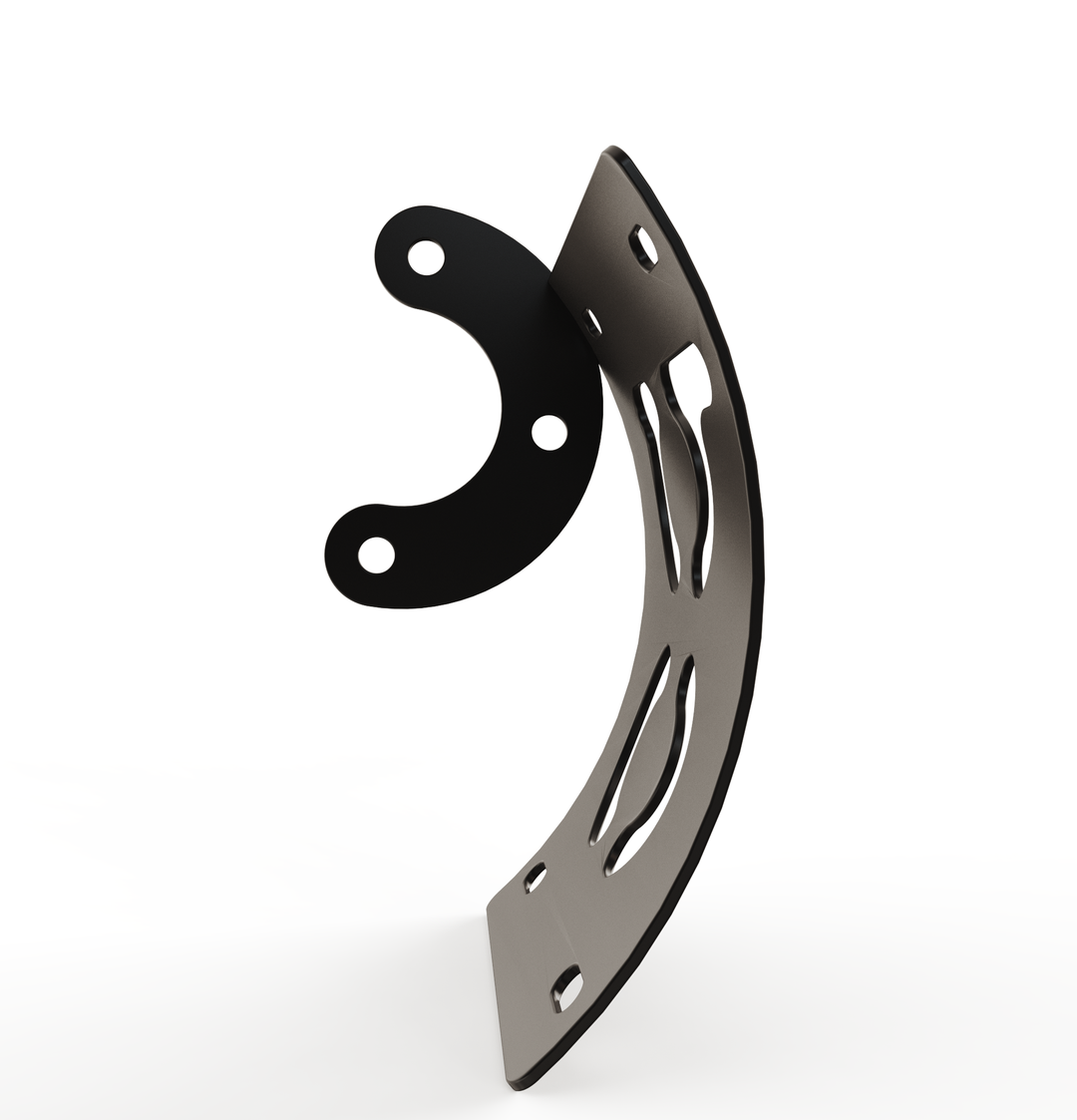 Custom Part Multi Fit Vertical License plate bracket (CURVED)