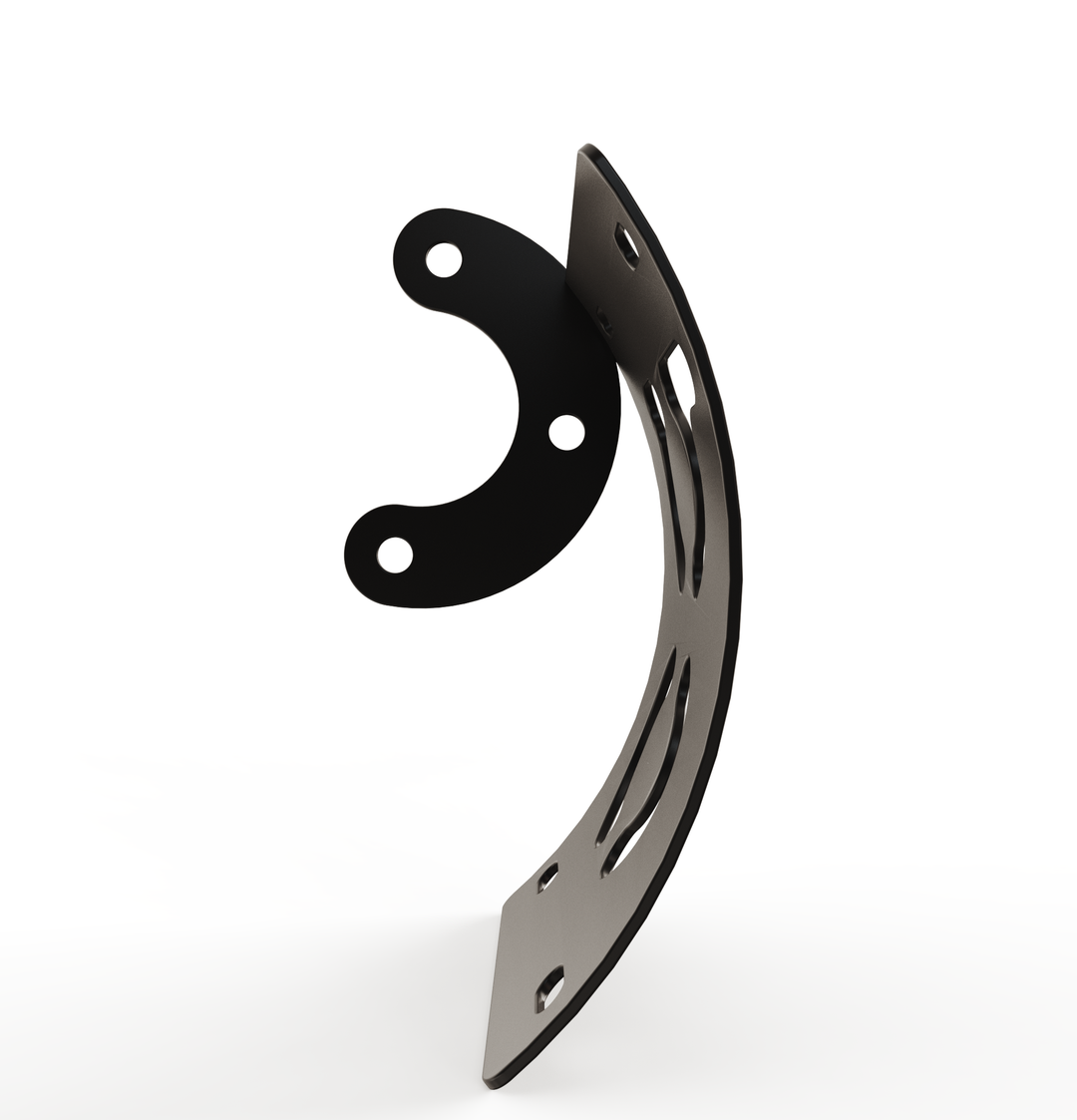 Custom Part Multi Fit Vertical License plate bracket (CURVED)