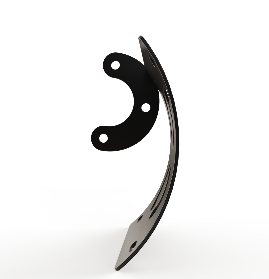 Custom Part Multi Fit Vertical License plate bracket (CURVED)