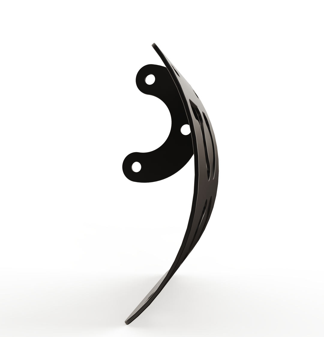 Custom Part Multi Fit Vertical License plate bracket (CURVED)