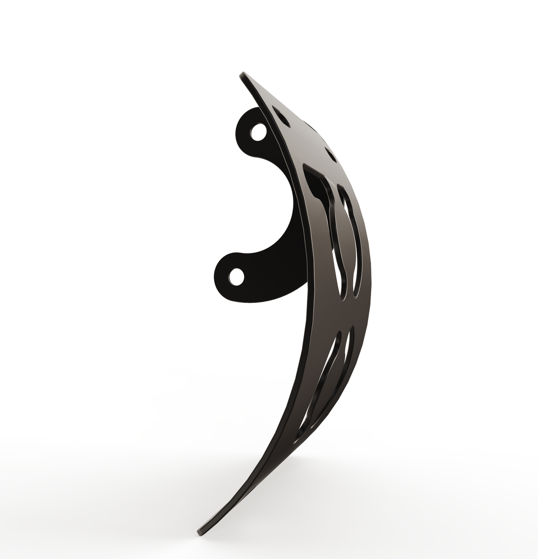 Custom Part Multi Fit Vertical License plate bracket (CURVED)