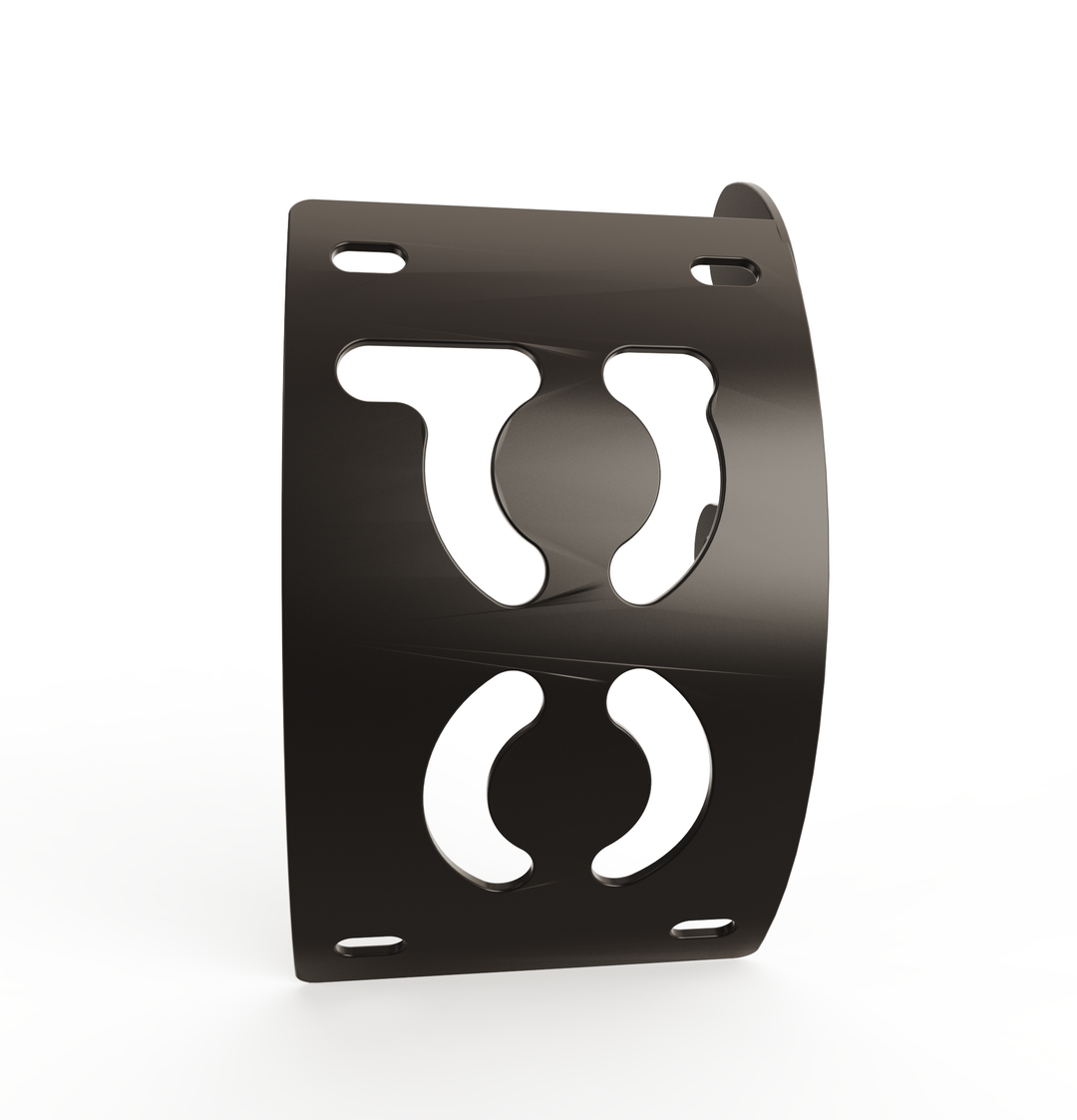 Custom Part Multi Fit Vertical License plate bracket (CURVED)
