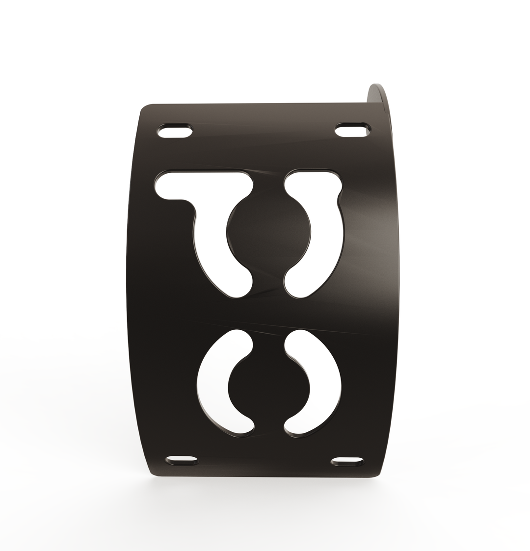 Custom Part Multi Fit Vertical License plate bracket (CURVED)