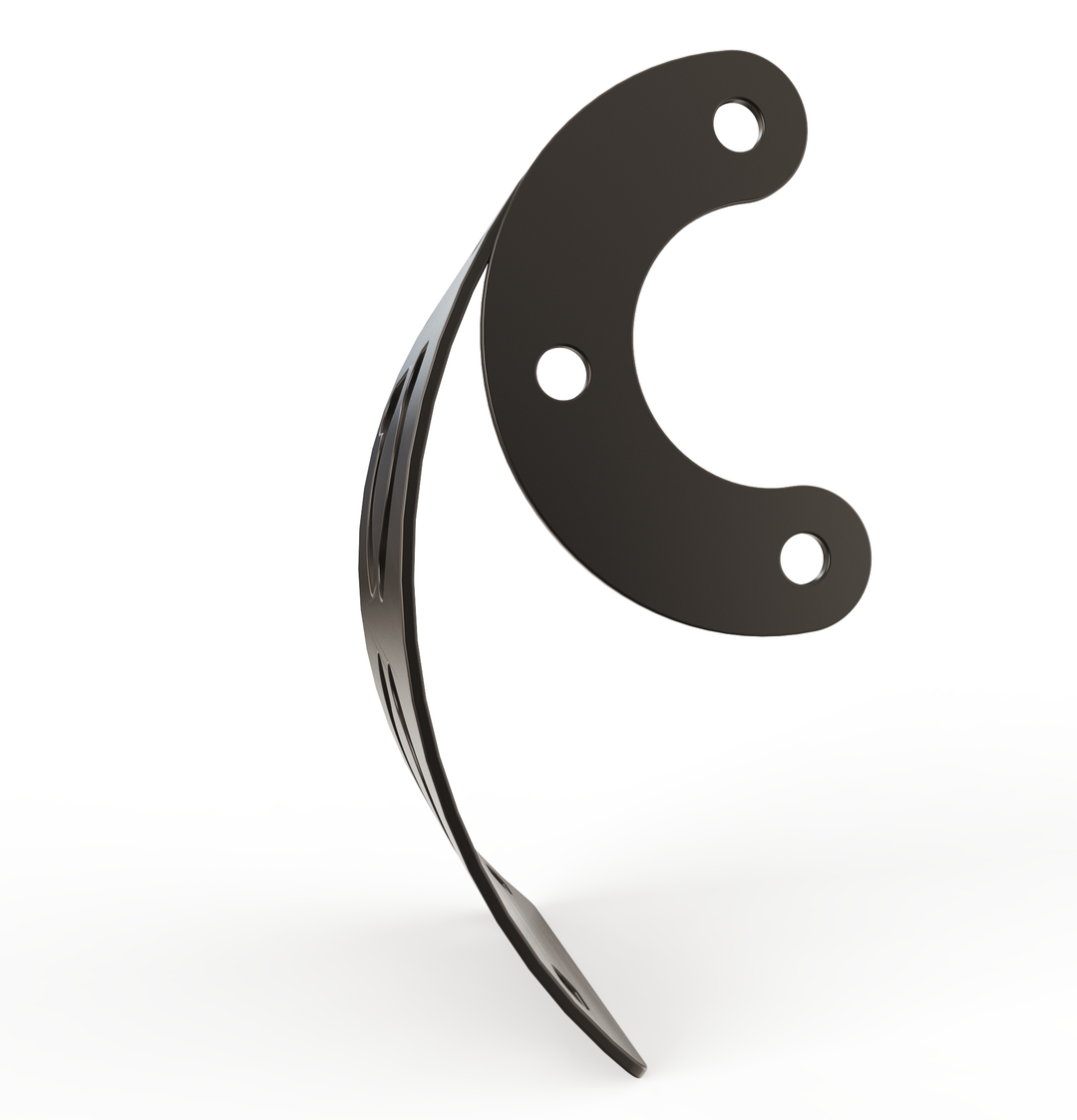 Custom Part Multi Fit Vertical License plate bracket (CURVED)