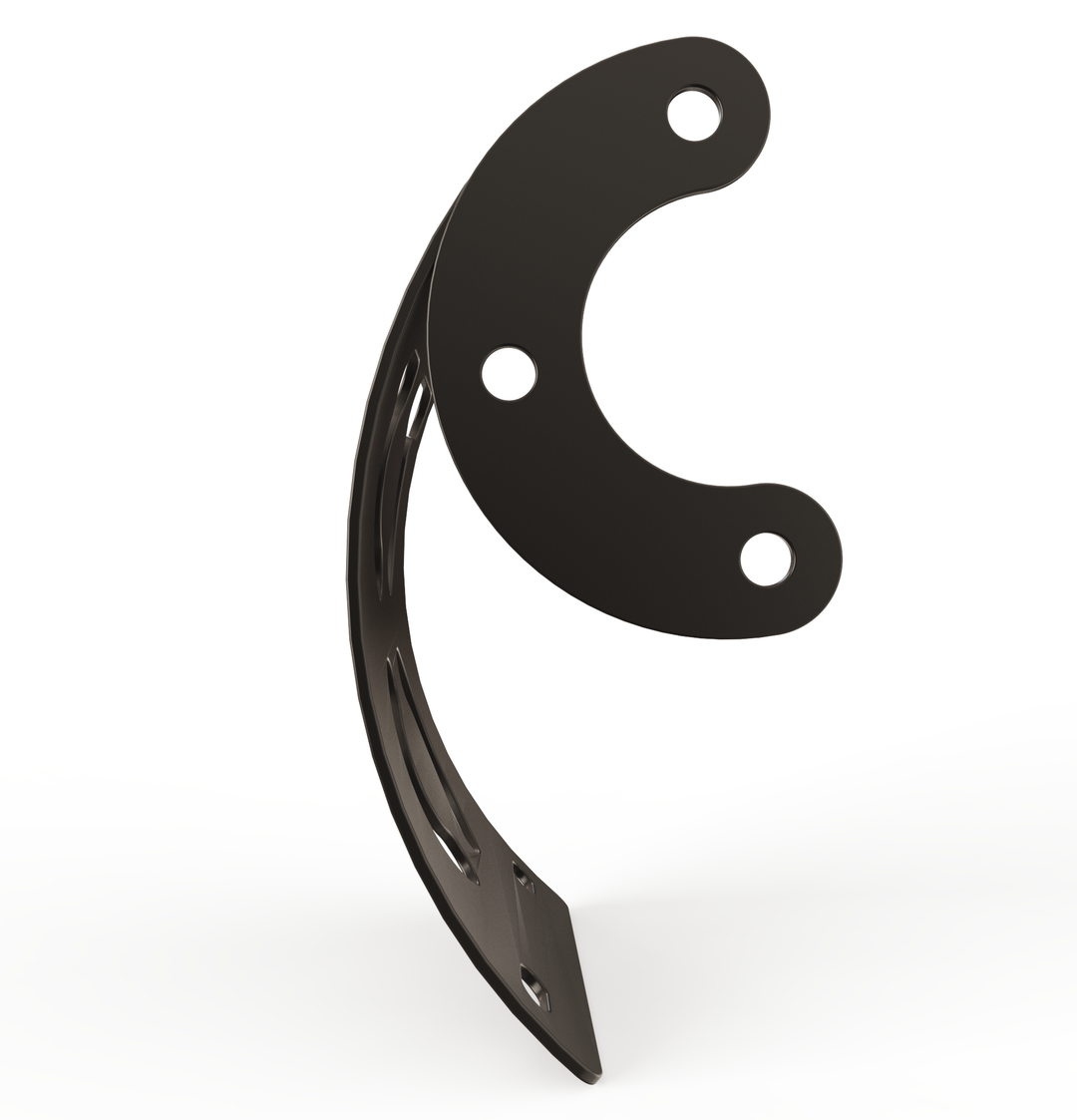 Custom Part Multi Fit Vertical License plate bracket (CURVED)